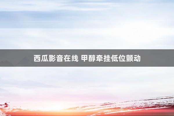 西瓜影音在线 甲醇牵挂低位颤动